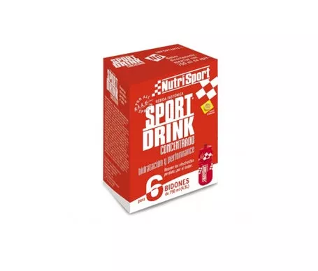 Sportdrink concentrado 6 y 12 bidones - Nutrisport + Caja 6 Sobresen oferta