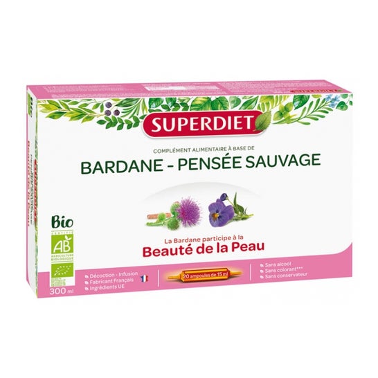Super Diet Bardana Wild Thought Organic 20 viales de 15mlen oferta