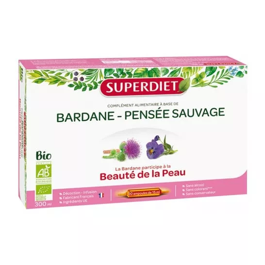 Super Diet Bardana Wild Thought Organic 20 viales de 15mlen oferta