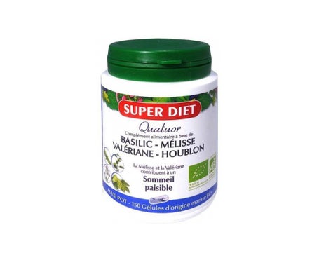 Super Diet Quatuor M?lisse Relaja Orgánico 150 cápsulasen oferta