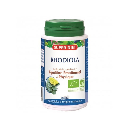 Super Diet Rhodiola Orgánico 90 cápsulasen oferta