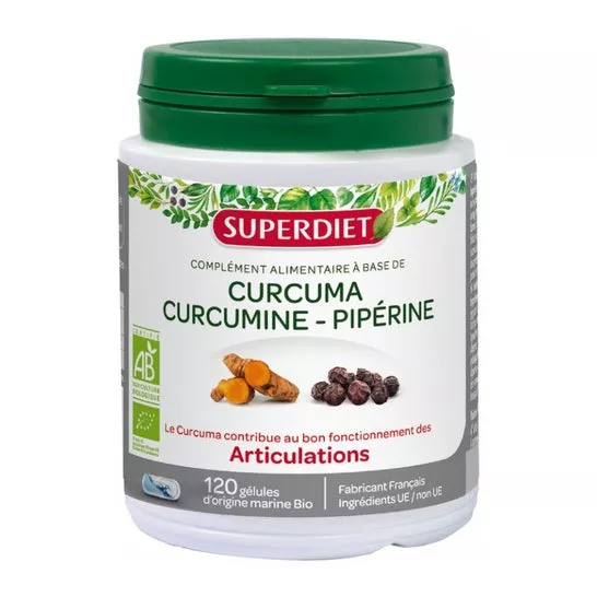 Super Dieta Cúrcuma Cúrcuma Cúrcuma Piperina 120 cápsulasen oferta