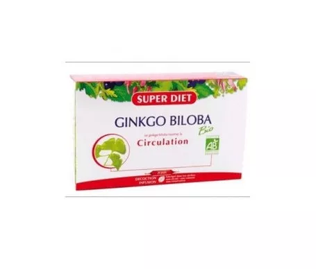 Super DietaGinkgo Biloba Orgánico 20 Frascosen oferta