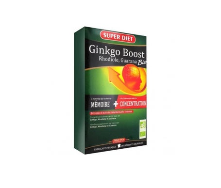 Superdieta Ginkgo Ginseng Ginseng Bacopa Ginseng BIO 20 ampollasen oferta