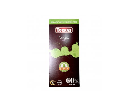 Torras Chocolate Negro 60% Con Stevia 100gen oferta