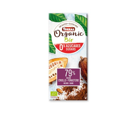 Torras Chocolate Negro 79% Cacao sin Azúcar 100gen oferta