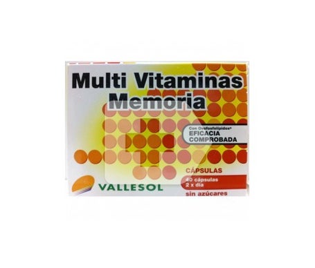 Vallesol Multi Vitaminas Memoria 40 cápsulasen oferta