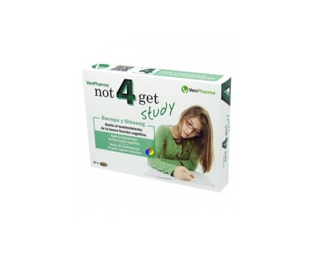 Vendrell Not 4 Get Study bacopa y ginseng 20compen oferta