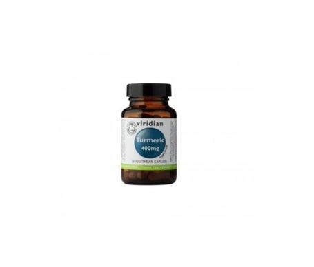 Viridian cúrcuma orgánica 400mg 30cápsen oferta