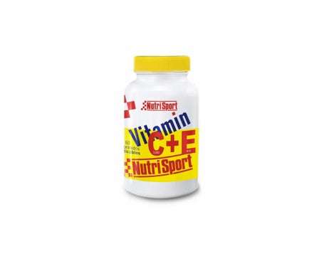 Vitamin C+E Nutrisport 100% Natural + 60 Comp.en oferta