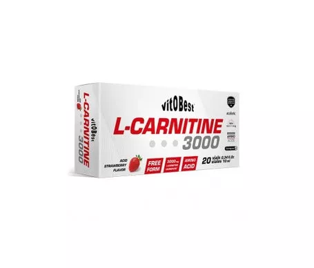 Vitobest L-Carnitine 3000 Fresa Ácida 10ml x 20 Vialesen oferta