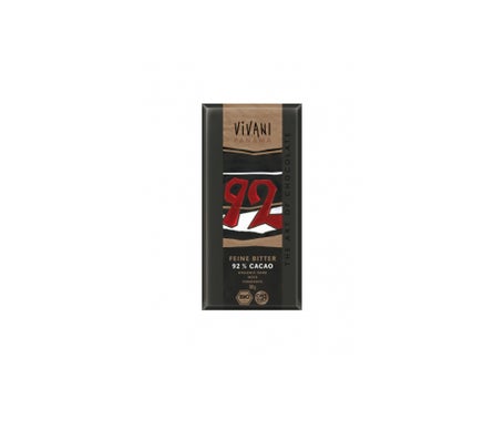 Vivani Chocolate Negro 92% Bio 80gen oferta