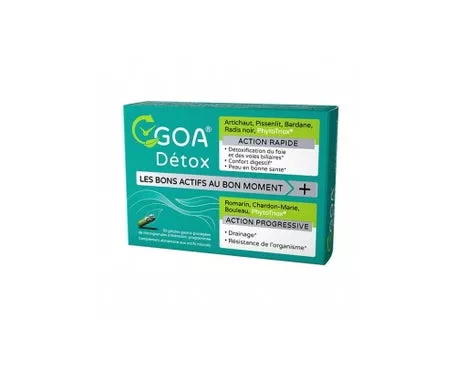 Wephyt Goa Detox 30 Cápsulasen oferta