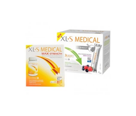 XLS Medical Captagrasas 90 sticks y Max Strength 120compen oferta