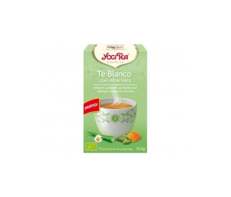 Yogi Té Blanco Con Aloe Veraen oferta