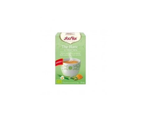 Yogi Tea Infusión Ayurvédica White Th Aloe Vera Orgánico 17 bolsas de 1.8gen oferta