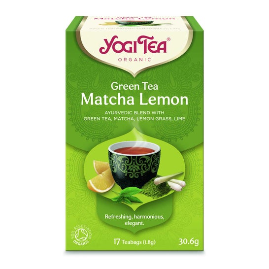 Yogi Tea Té Verde Limón Mate Ecológico 17 Bolsasen oferta