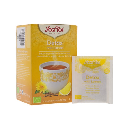 Yogi Tea detox con limón 17 bolsasen oferta