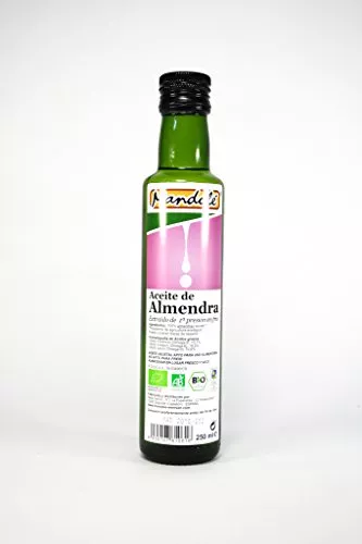 Aceite de almendras dulces bio, 250 ml