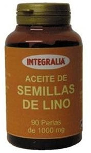 Aceite de Semillas de Lino 90 perlas de 1000 mg de Integralia