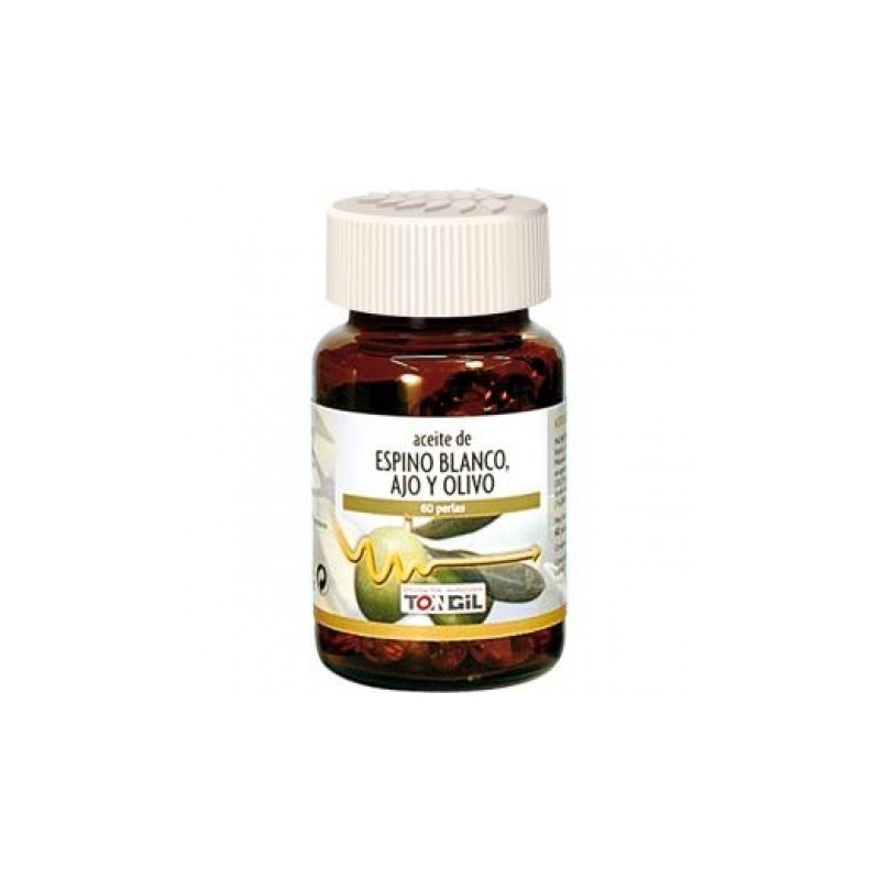Tongil Aceite De Ajo, Olivo Y Espino Blanco 60 Perlas