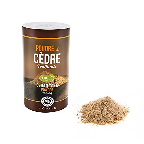 Aromandise - Polvo Cedro, extractos de Plantas, Natural, 10 x 10 x 3,5 cm MEMBTE04