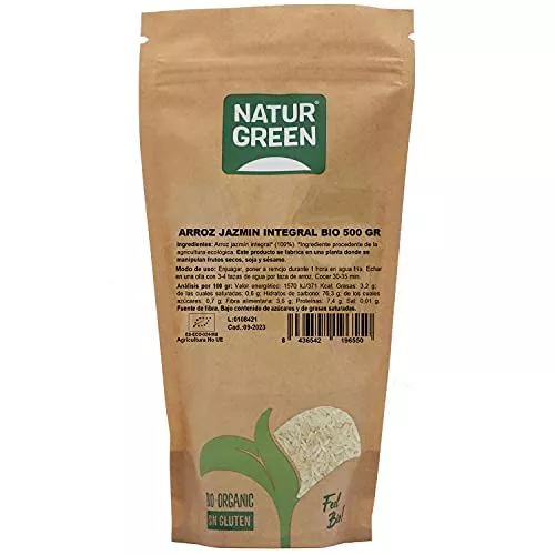 Arroz Jazmin Integral Bio 500 gr