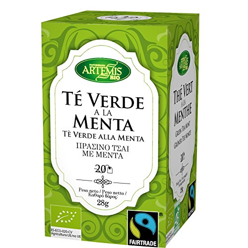 Artemis Bio Té Verde A La Menta 20 filtros