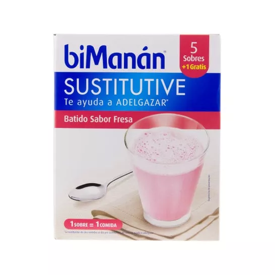biManán® Sustitutive batido fresa 5+1 sobresen oferta