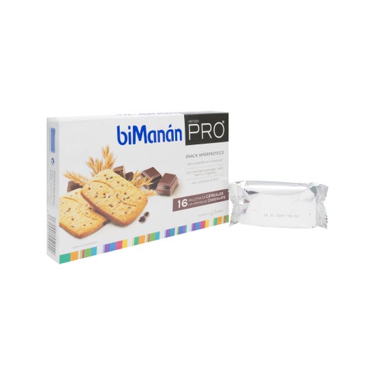 biManán® Pro galletas cereales con pepitas de chocolate 16udsen oferta
