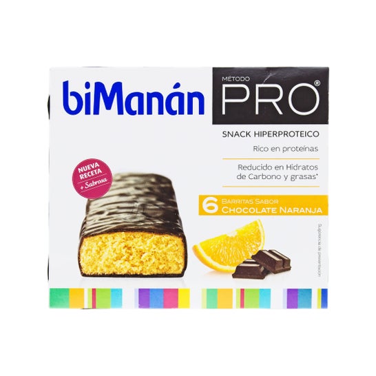 biManán® Pro snack dietetico chocolate y naranja 6Udsen oferta