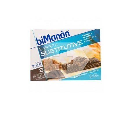 biManán® Sustitutive sabor chocolate fondant 8 barritasen oferta