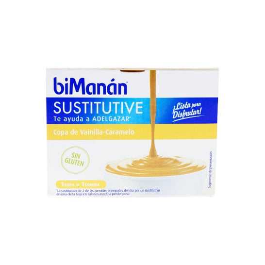 biManán® copa de vainilla y caramelo 210gen oferta