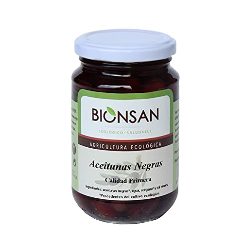 Bionsan Aceituna Negra Kalamata Ecológica | 1 bote de 200 gr