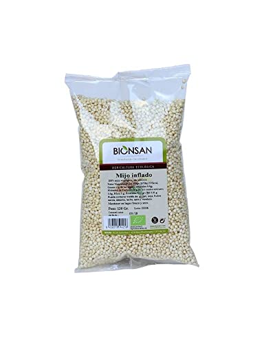 Bionsan Mijo Inflado Ecológico | 3 bolsas de 130 gr | Total: 390 gr