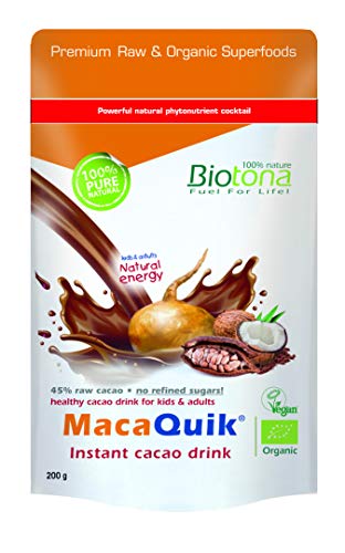 Biotona Macaquik Instant Cacao Drink 200 Gr; Bio 1 Unidad 200 G