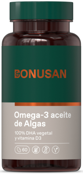 Bonusan Omega-3 Aceite de Algas 60 Perlas