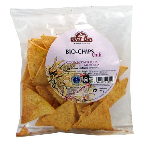 CHIPS DE MAIZ Y CHILI 75gr. BIO