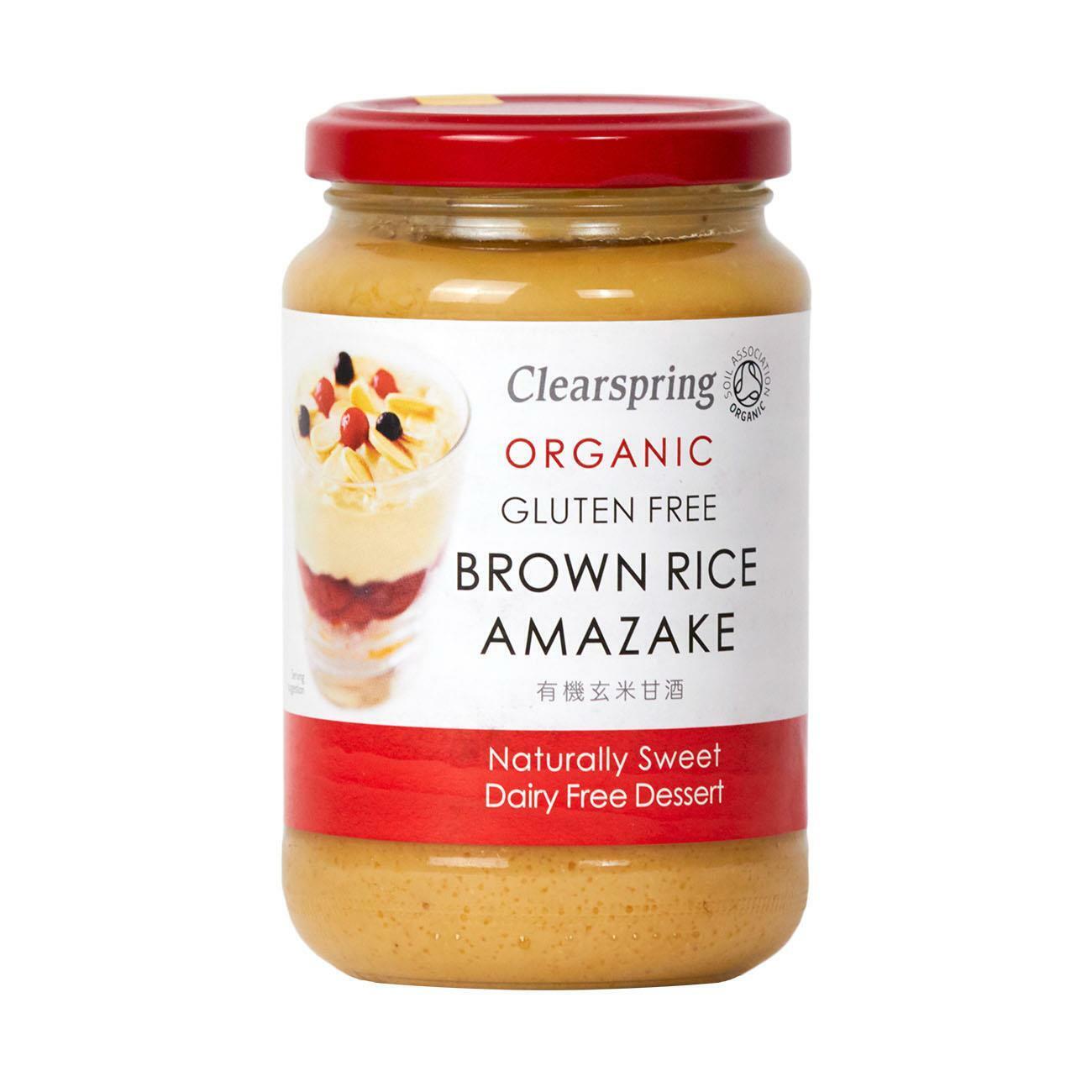 Clearspring Arroz Marrón Orgánico Amazake Granos Dulces Postre 380 g