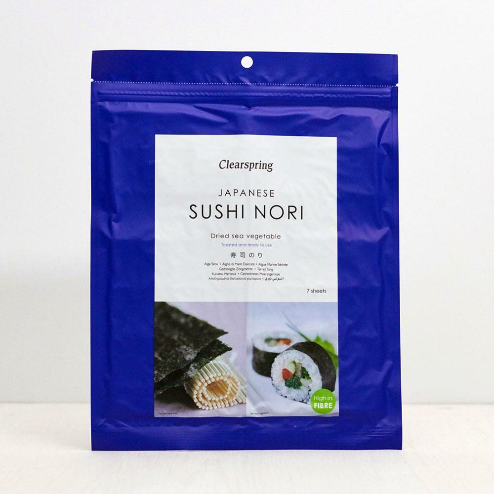 Clearspring orgánico japonés sushi nori vegetal marino seco 17 g