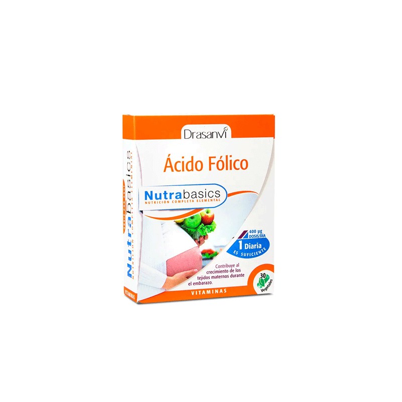 Drasanvi Acido Folico Nutrabasics 30 Cap
