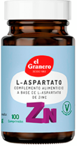 El Granero Integral L-Aspartato de Zinc 100 Comprimidos