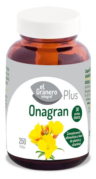 El Granero Integral Onagran Aceite de Onagra 700mg Plus 250 Perlas