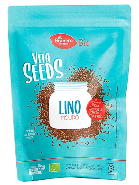 El Granero Integral Vitaseeds Lino Molido BIO 300 gr