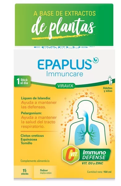 En Oferta Epa-Plus Immuncare Viravix 15 Sticks 150 Ml