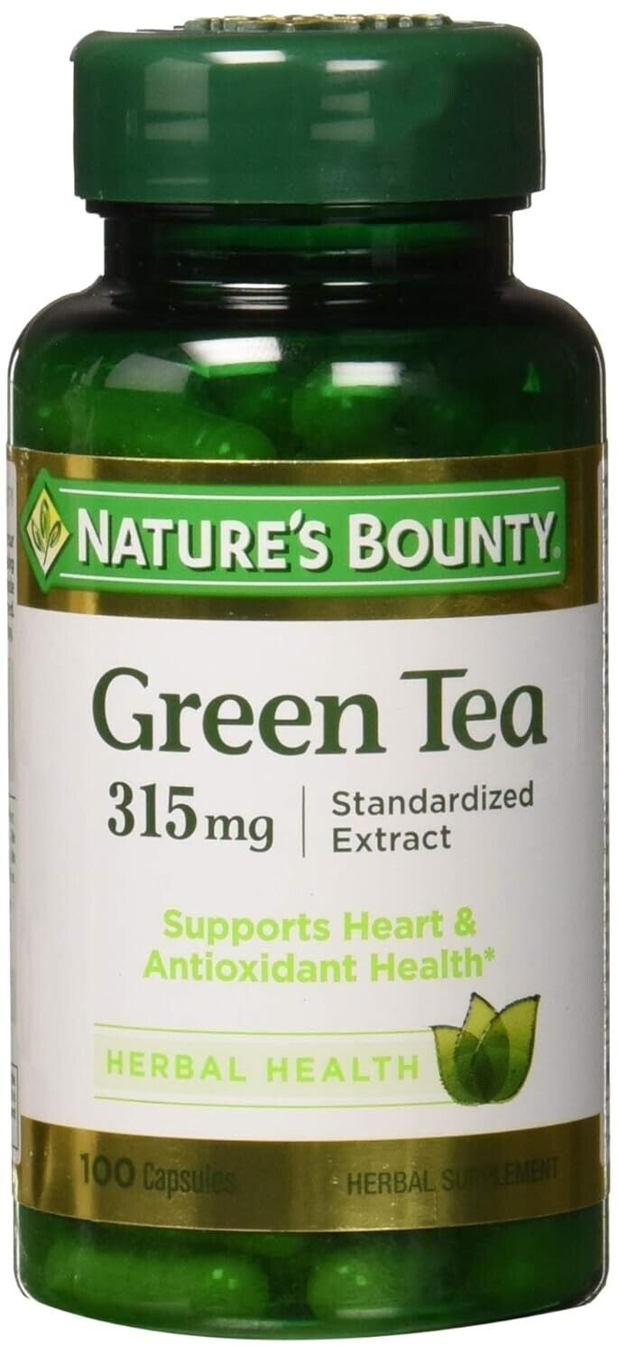 Extracto de té verde SM Nature's Bounty 315 mg 100 quilates