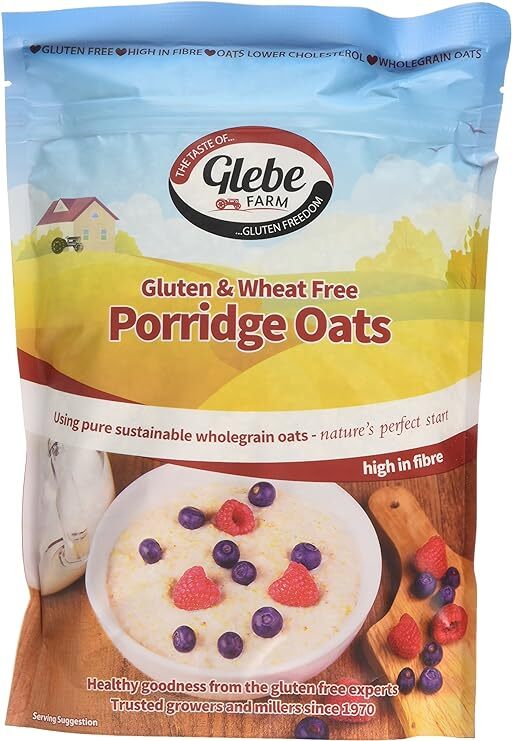 Gachas de avena Glebe Farm sin gluten paquete de 450 g-3