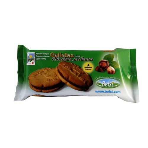 Galletas rellenas De Chocolate y Avellanas Belsi
