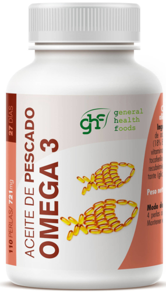 GHF Aceite de Pescado Omega 3 110 Perlas