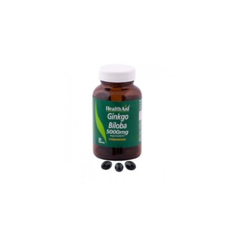 GINKGO hoja ext.estand. 30cap. HEALTH AID